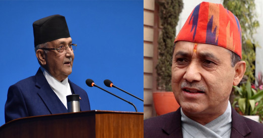 ओलीलाई शर्माले भने– बालकोटमा बादल लाग्दा बानेश्वर धमिलो देख्नुभयो 